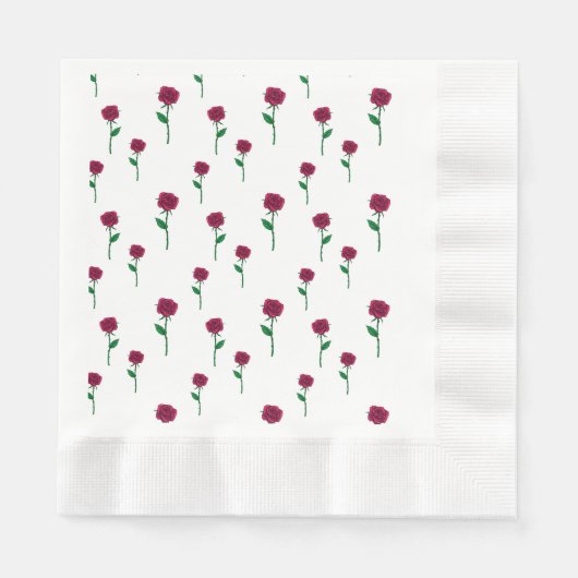 Rozen met het ontwerp van stamromantische Valentij Servet (Voorkant)