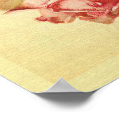  Rozen met het Poster van de Druppels van Dew (Hoek)