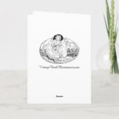 Rozen met kerstmis door Anne Anderson Feestdagen Kaart (Achterkant)