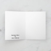 Rozen met kerstmis door Anne Anderson Feestdagen Kaart (Binnen)