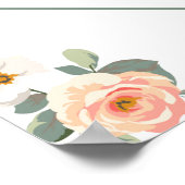 Rozen met kleurrijke pasta's poster (Hoek)