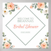 Rozen met kleurrijke pasta's poster (Voorkant)