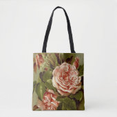 Rozen met kool voor botanische doeleinden tote bag (Voorkant)