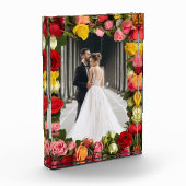 Rozen met meerdere kleuren fotoblokken (Links)