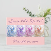  Rozen met Pareltjes Kaart (Staand voorkant)