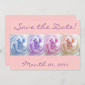  Rozen met Pareltjes Kaart (Voorkant / Achterkant)