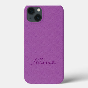 Rozen met reliëfdruk Lichte Paarse iPad-lucht daar Case-Mate iPhone Case