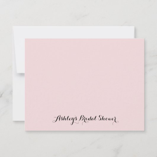 Rozen met roze Waterverf Ontvang Kaart (Achterkant)