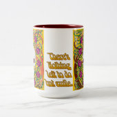 Rozen met schedel tweekleurige koffiemok (Center)