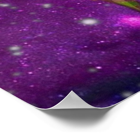 Rozen met Sparkles Poster (Hoek)