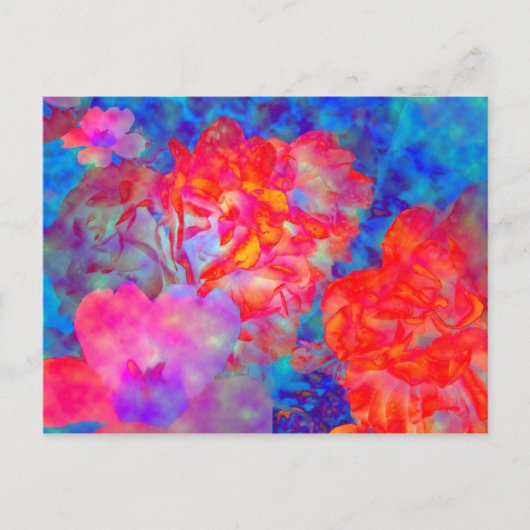 Rozen met speciale effecten na de kaart (Voorkant)