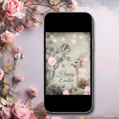 Rozen met stijl en broodrooster feestdagen kaart