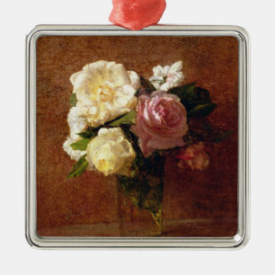 Rozen Metalen Ornament