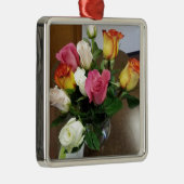 Rozen Metalen Ornament (Rechts)