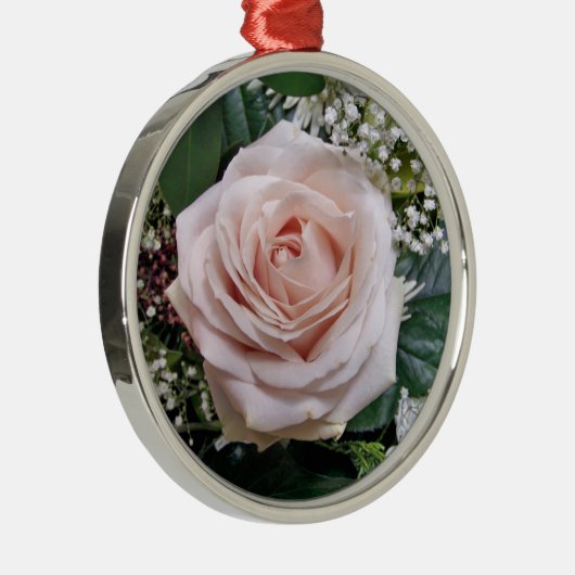 ROZEN METALEN ORNAMENT (Rechts)