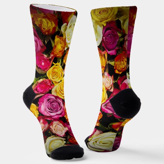 Rozen Mix Sokken (Gebogen)