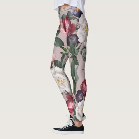 Rozen mode zomer  roos roze leggings (Links)