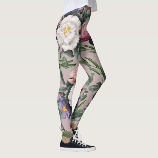 Rozen mode zomer  roos roze leggings (Rechts)
