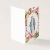 Rozen Moderne katholieke begrafenis Memorial Praye Kaart (Buitenkant)