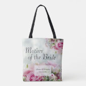 Rozen Moeder van de bruidbruinbruidsschat Tote Bag (Achterkant)