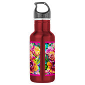 ROZEN Mok Waterfles (Achterkant)