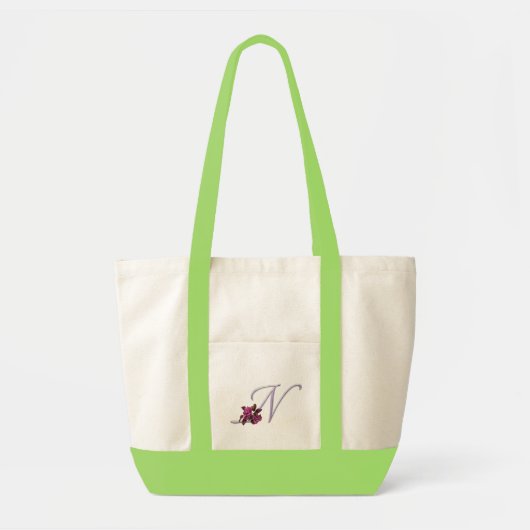 Rozen Monogram N Tote Bag (Voorkant)