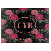  Rozen Monogram snijraad Snijplank (Voorkant)