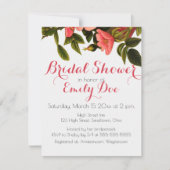  Rozen Mooi Roze Botanisch Kaart (Voorkant)