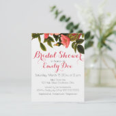  Rozen Mooi Roze Botanisch Kaart (Staand voorkant)