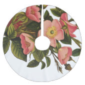  Rozen Mooi Roze Botanisch Kerstboom Rok (Voorkant)