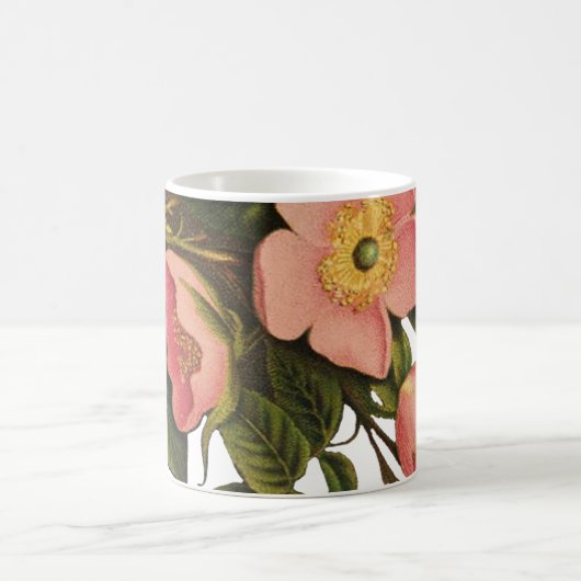  Rozen Mooi Roze Botanisch Koffiemok (Center)