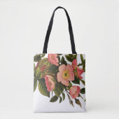  Rozen Mooi Roze Botanisch Tote Bag (Voorkant)