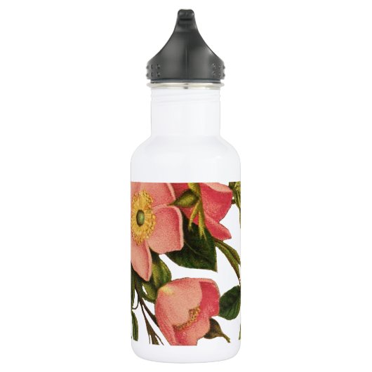  Rozen Mooi Roze Botanisch Waterfles (Rechts)