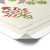 Rozen motief, gevouwen met M. & N. Ha Poster (Hoek)