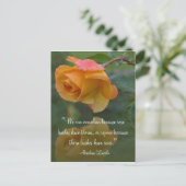 Rozen Motivatie Lincoln Quote Briefkaart (Staand voorkant)