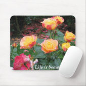 rozen mousepad muismat (Met muis)