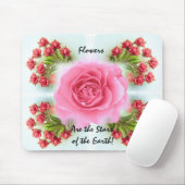 Rozen Mousepad Muismat (Met muis)