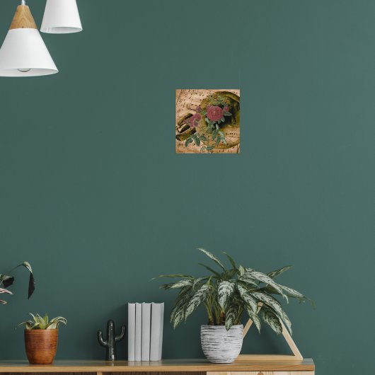 Rozen,  muziekdocument poster (Woonkamer 1)