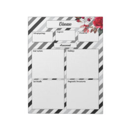 Rozen n strepen _ Disease Temp 1 Notitieblok