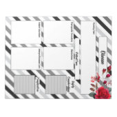 Rozen n strepen _ Disease Temp 2 Notitieblok (Voorkant)