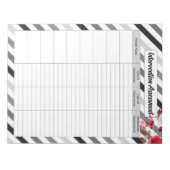 Rozen n strepen _ Interventie beoordeling Notitieblok (Voorkant)