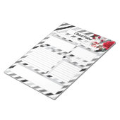 Rozen N Strepen_ Klinische patiënten Notitieblok (Schuin)