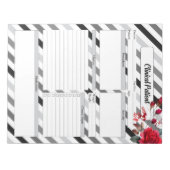 Rozen N Strepen_ Klinische patiënten Notitieblok (Voorkant)