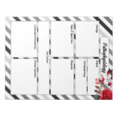 Rozen n strepen _ Pathofysiologie Temp Notitieblok (Voorkant)