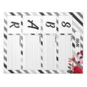Rozen n strepen _ SBAR Temp Notitieblok (Voorkant)
