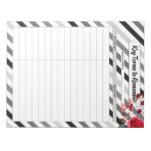 Rozen n strepen _ Sleuteltermen om te onthouden Notitieblok (Voorkant)