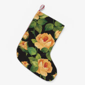 Rozen, naadloos bloemmotief. kleine kerstsok (Voorkant (Hangend))