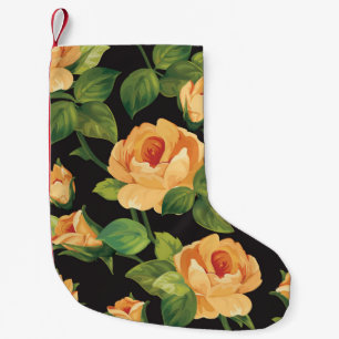 Rozen, naadloos bloemmotief. kleine kerstsok