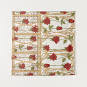 rozen naadloos patroon, achtergrond wandkleed (Voorkant (horizontaal))