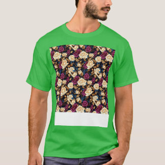 Rozen Naadloos Patroon  Bloembloem Bud Th T-shirt